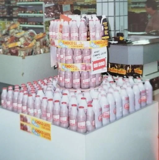 Choco Leite em 1988: Lançamento de novas embalagens 1litro e 500ml.